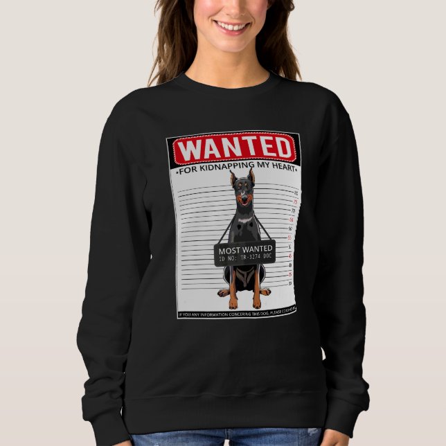 Dobermann Hundras 20 T Shirt (Framsida)