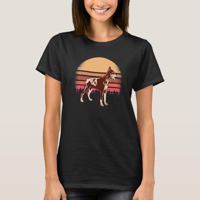 Dobermann Hundras 27 T Shirt (Framsida)