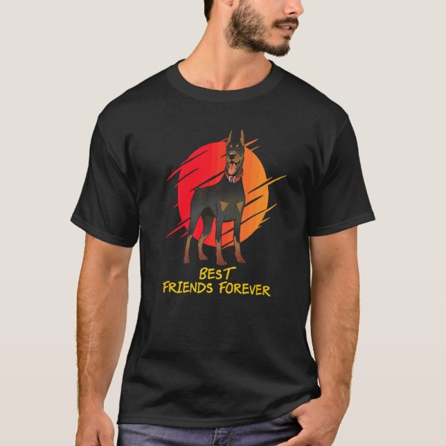 Dobermann Hundras 30 T Shirt (Framsida)