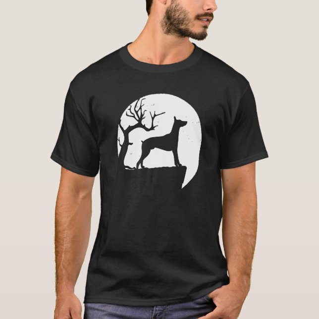 Dobermann Hundras 58 T Shirt (Framsida)