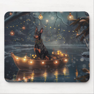 Dobermann Julfestlig resa Musmatta