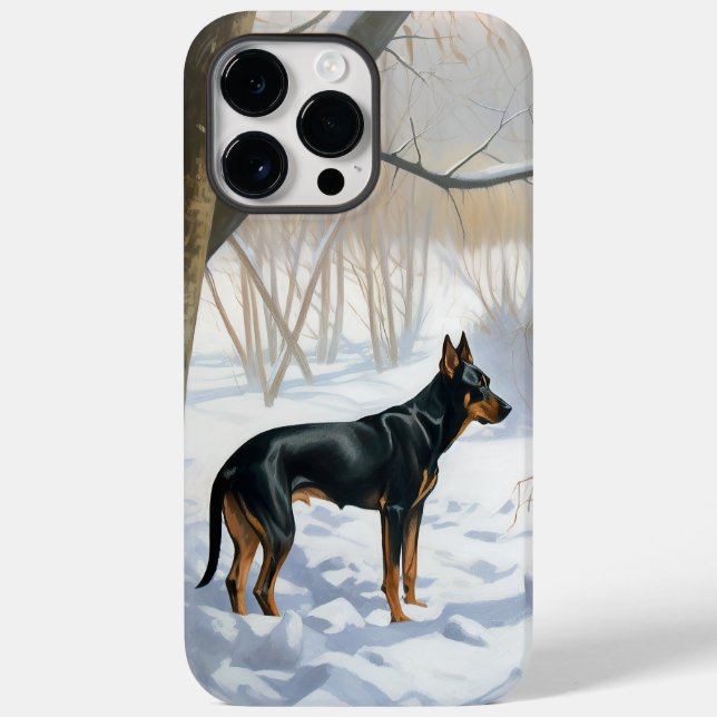 Dobermann Let It Snow Jul (Baksida)