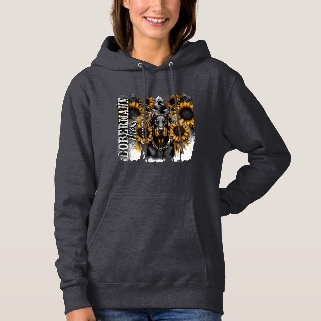 Dobermann Mamma T Shirt (Framsida)