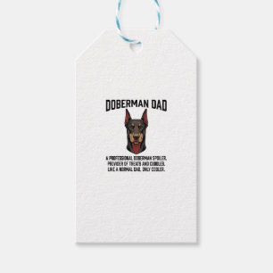 Dobermann Pappa Vintage Gravyr Hundälskare Tröja D Presentetikett