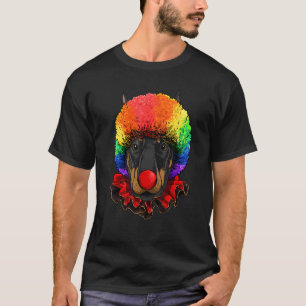 Dobermann Pinscher Clown Carnival Circus Personal T Shirt