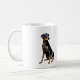 Dobermann Pinscher (naturlig) Kaffemugg