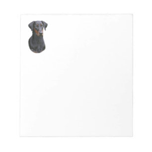 Dobermann Pinscher Naturligt Anteckningsblock