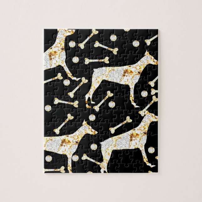 DOBERMANN PINSCHER PUSSEL (Vertikal)