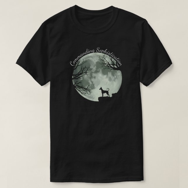 Dobermann Pinscher Sofistikering T-Shirt (Design framsida)