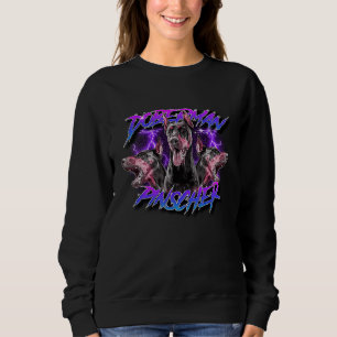Dobermann Pinscher Streetwear Bootleg Rap 90-tal T Shirt