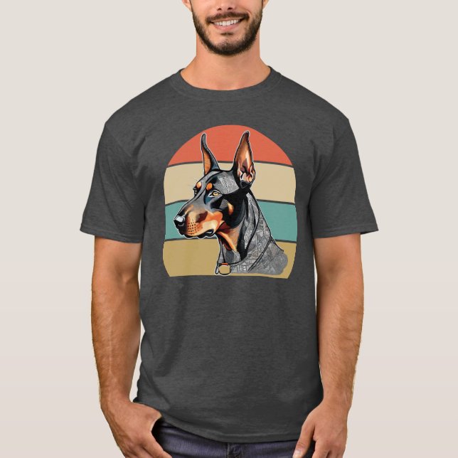 Dobermann Pinscher T Shirt (Framsida)