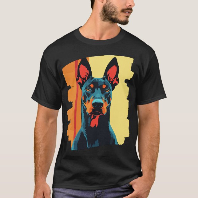 Dobermann T Shirt (Framsida)