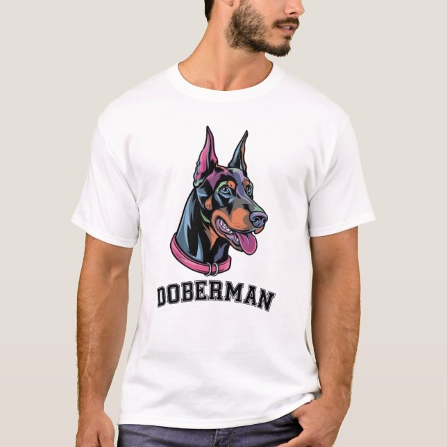 Dobermann T Shirt (Framsida)