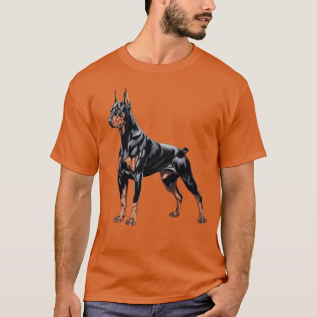 Dobermann T Shirt (Framsida)