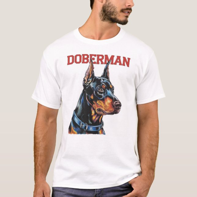 Dobermann T Shirt (Framsida)