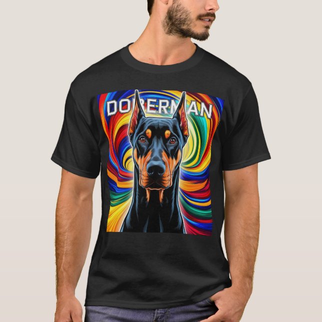 Dobermann T Shirt (Framsida)