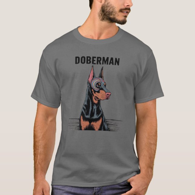 Dobermann T Shirt (Framsida)