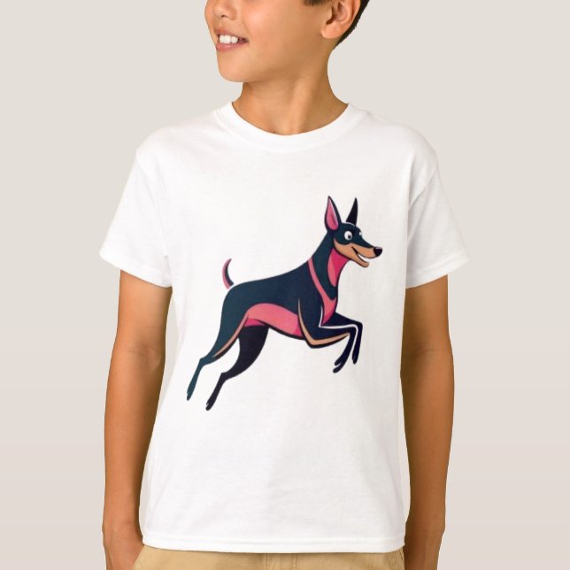 Dobermann T Shirt (Framsida)