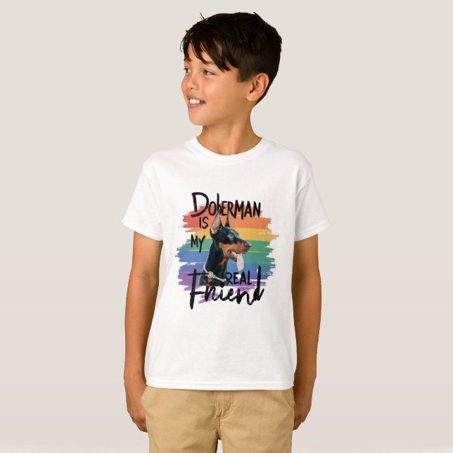 Dobermann T Shirt (Hel framsida)