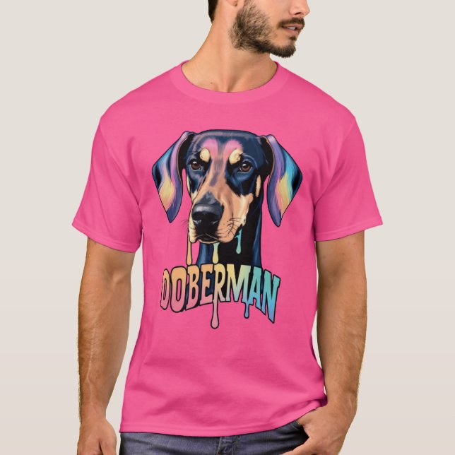 Dobermann T Shirt (Framsida)