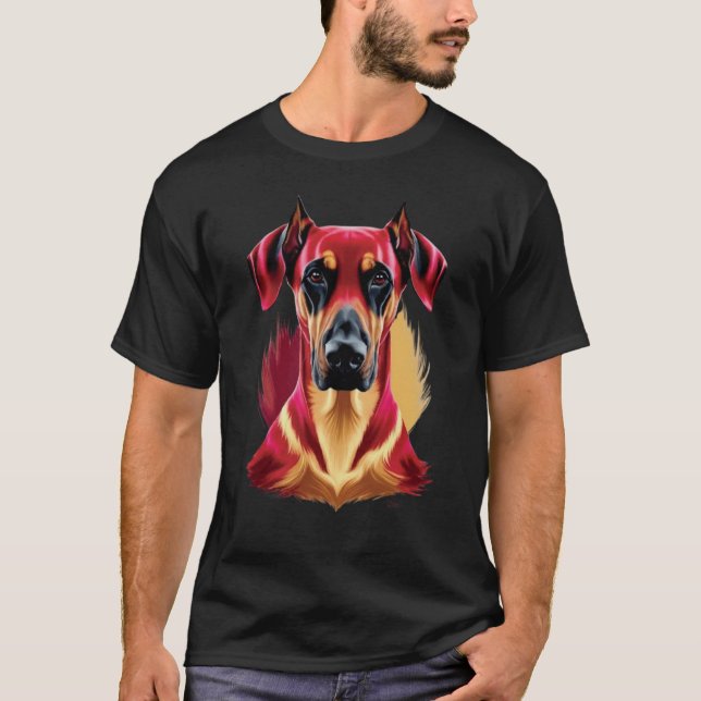Dobermann T Shirt (Framsida)
