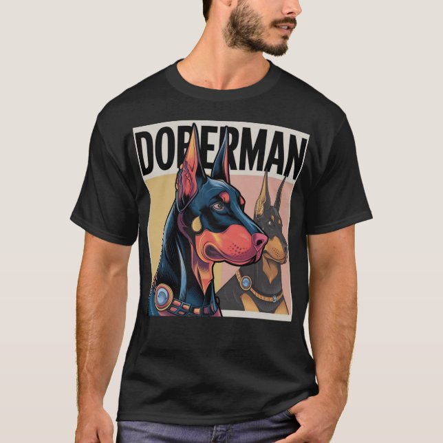 Dobermann T Shirt (Framsida)