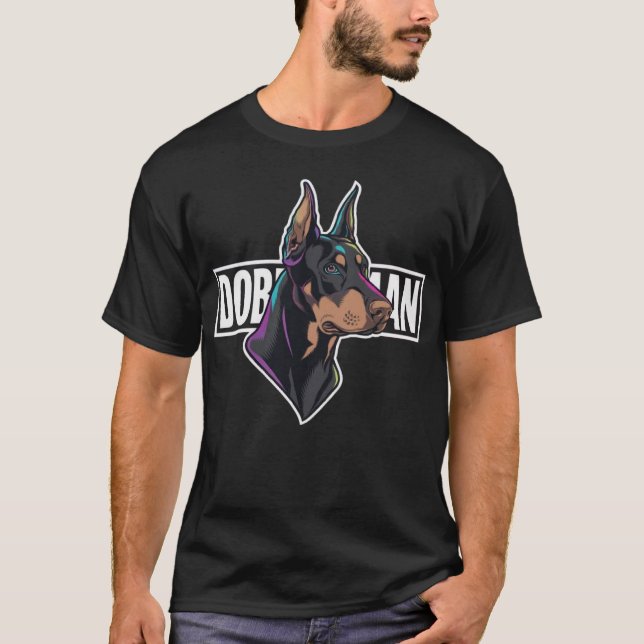 Dobermann T Shirt (Framsida)