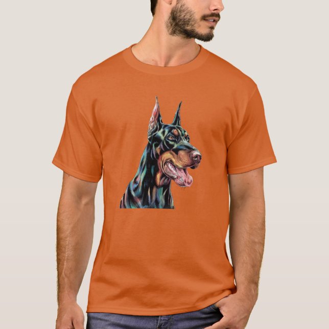 Dobermann T Shirt (Framsida)