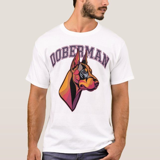 Dobermann T Shirt (Framsida)