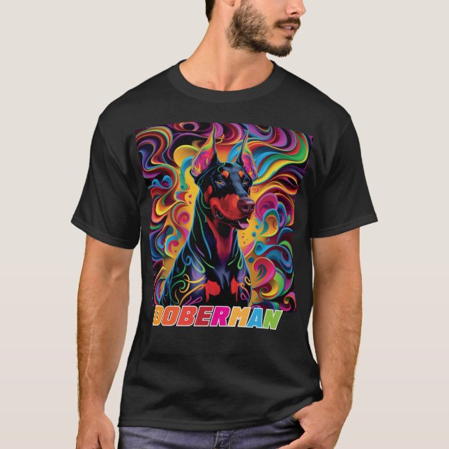 Dobermann T Shirt (Framsida)