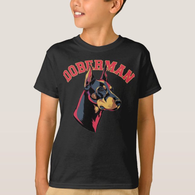 Dobermann T Shirt (Framsida)