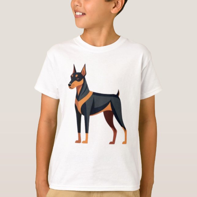 Dobermann T Shirt (Framsida)