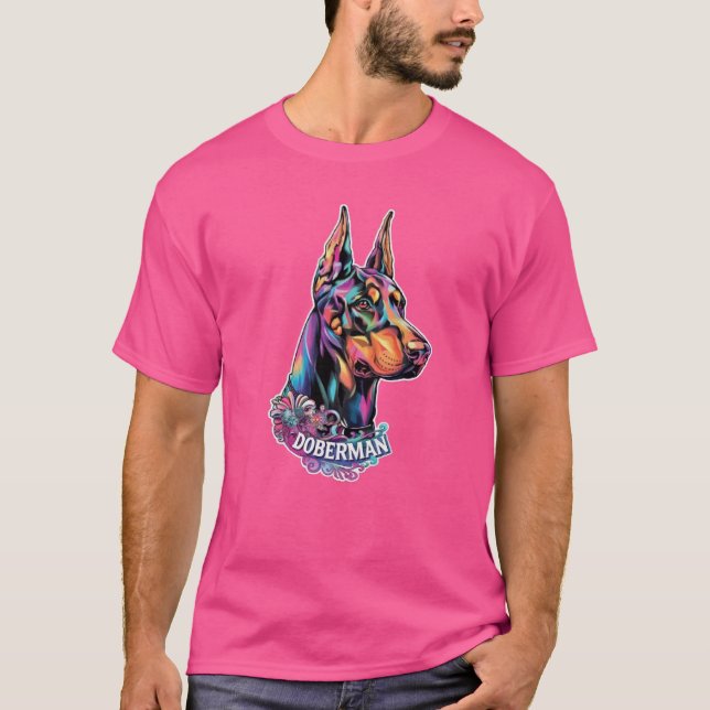 Dobermann T Shirt (Framsida)
