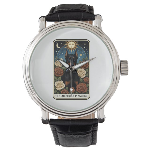 Dobermannpincher Armbandsur (Framsida)