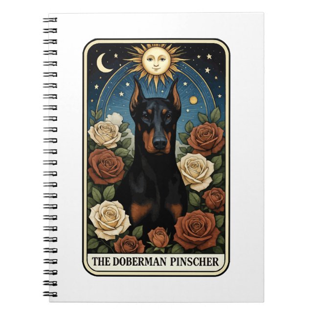 Dobermannpinscher Anteckningsbok (Framsidan)