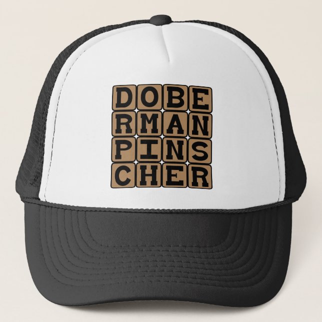 Dobermannpinscher, domestic hundras keps (Framsida)