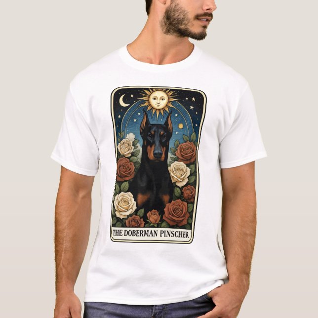Dobermannpinscher T Shirt (Framsida)