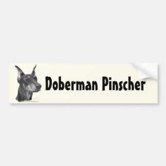 DobermanPinscher Bildekal