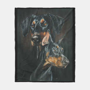 DobermanPinscher Fleecefilt