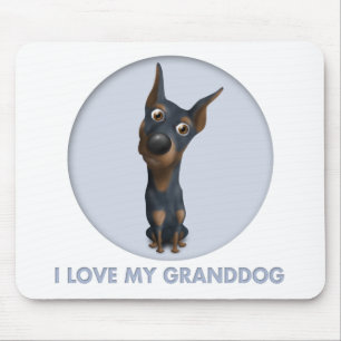 DobermanPinscher (svarten och solbrännan) Granddo Musmatta