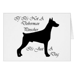 DobermanPinschergåvor Hälsningskort