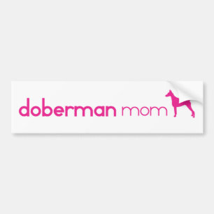 DobermanPinschermamma Bildekal