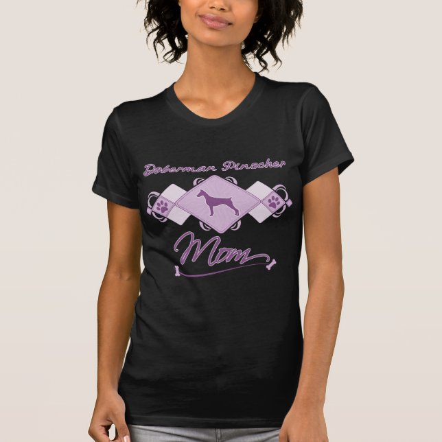 DobermanPinschermamma Tee Shirt (Framsida)