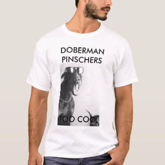 DOBERMANPINSCHERS, FÖR COOLT T SHIRT