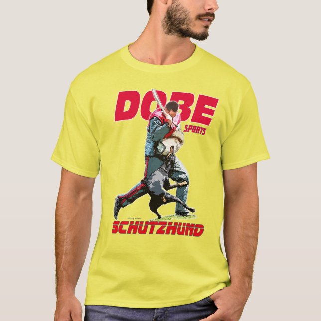 DobermanPinscherSchutzhund design T Shirt (Framsida)