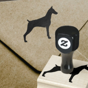 DobermanPinscherSilhouette Stämpel