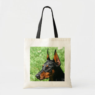 DobermanPinschertotot hänger lös Tygkasse