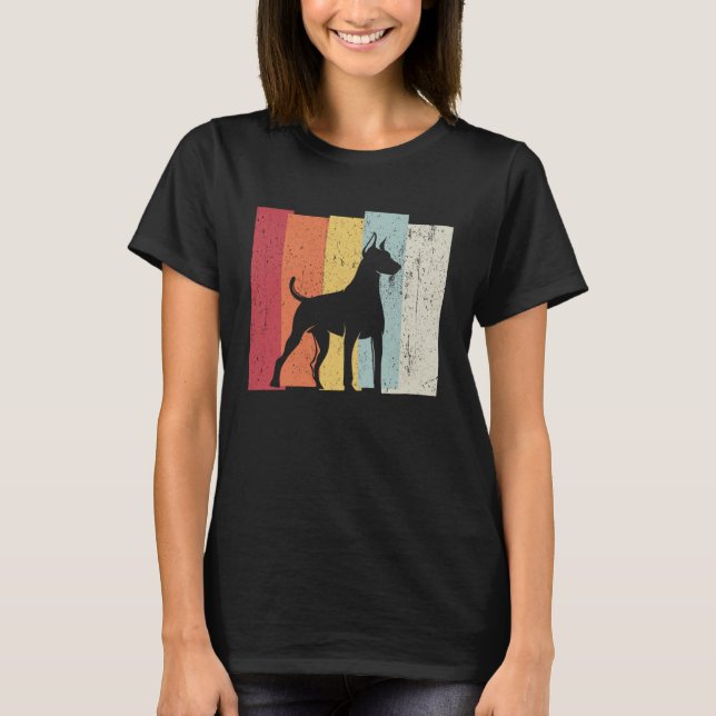 Dobermanpromenad T Shirt (Framsida)