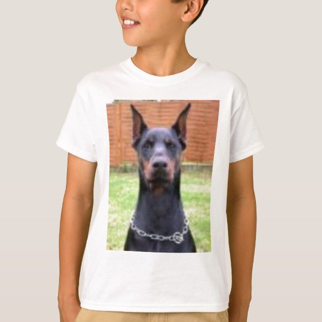 Dobermanskjorta T Shirt (Framsida)