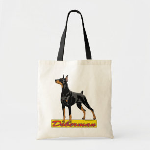 Dobermansvart Tygkasse